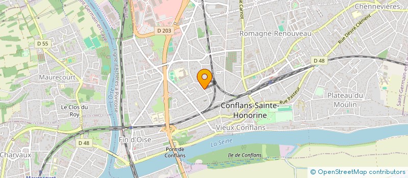 localisation de l'entreprise MADAME MURIEL HEE  CONFLANS-SAINTE-HONORINE