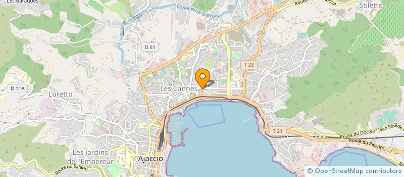 localisation de l'entreprise MADAME MURIEL HERICHER à AJACCIO
