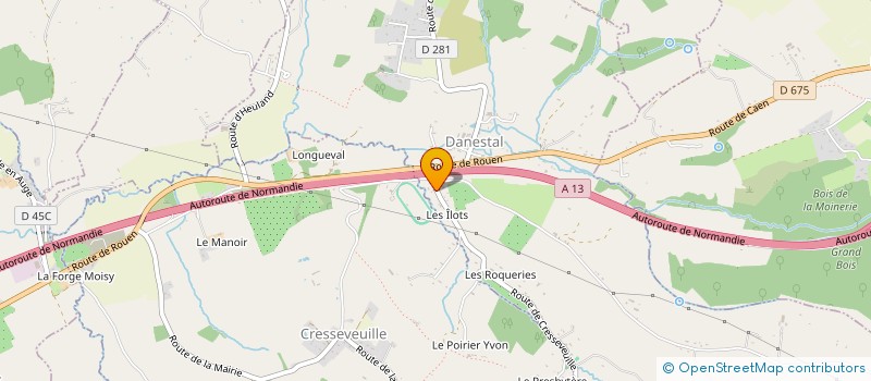 localisation de l'entreprise MADAME MURIEL HERISSON  DANESTAL