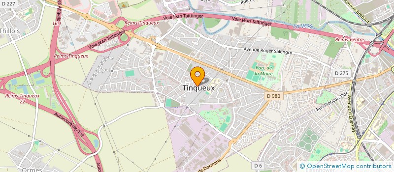 localisation de l'entreprise MADAME MURIEL HEUSGHEM  TINQUEUX