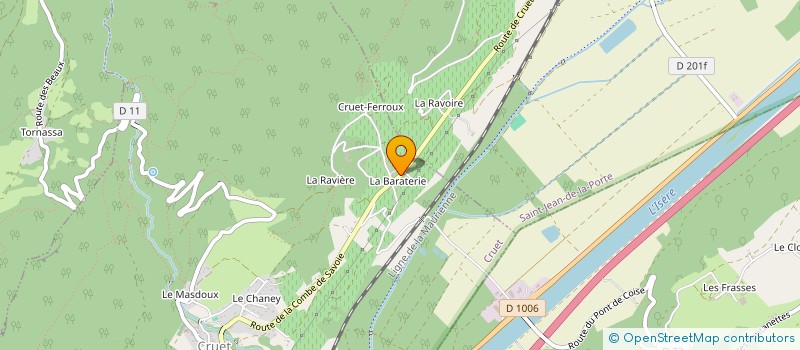 localisation de l'entreprise MADAME MURIEL HUBERT  CRUET