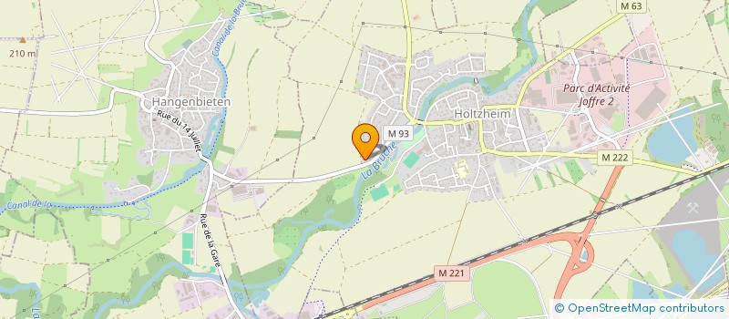 localisation de l'entreprise MADAME MURIEL HUBERT  HOLTZHEIM