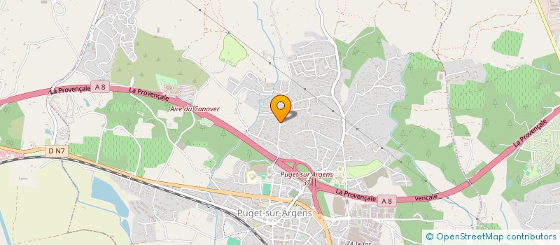 localisation de l'entreprise MADAME MURIEL HYPOLITE à PUGET-SUR-ARGENS