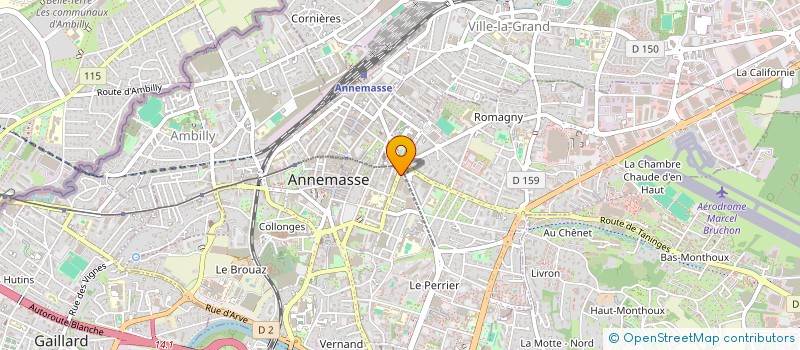 localisation de l'entreprise MADAME MURIEL JACQUET à ANNEMASSE