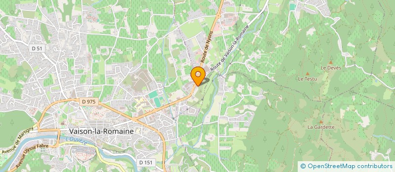 localisation de l'entreprise MADAME MURIEL JANIN  VAISON-LA-ROMAINE