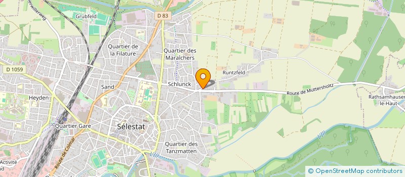 localisation de l'entreprise MADAME MURIEL JAROSZ  BALTZENHEIM