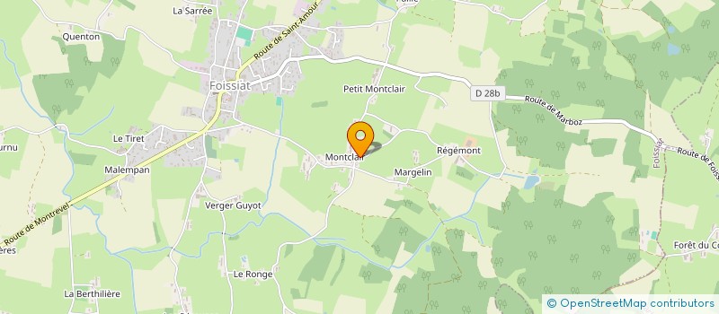 localisation de l'entreprise MADAME MURIEL JEANNE  FOISSIAT