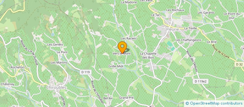 localisation de l'entreprise MADAME MURIEL JOLLIOT à FLEURIE