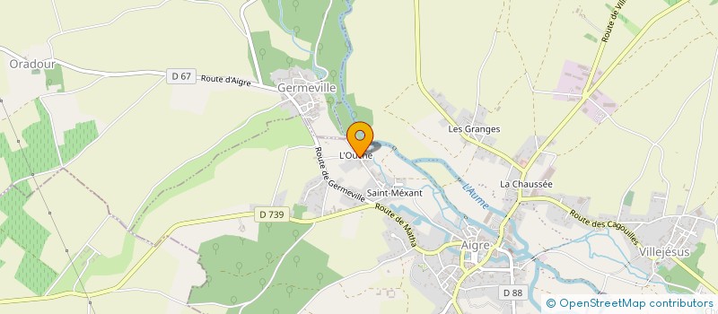 localisation de l'entreprise MADAME MURIEL JOLLY à AIGRE