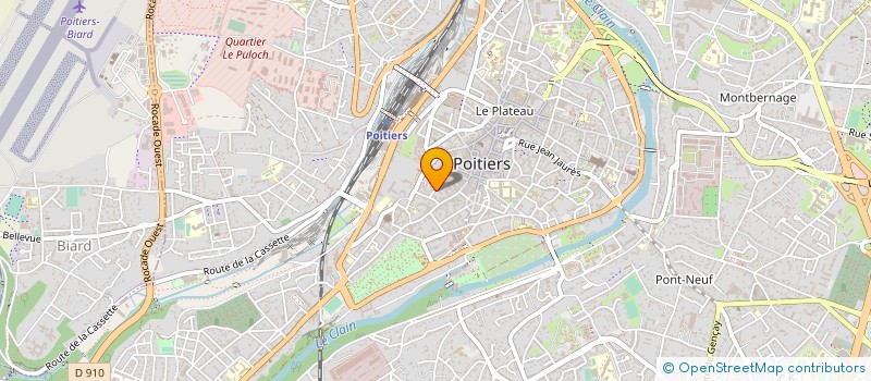 localisation de l'entreprise MADAME MURIEL JOLY  POITIERS