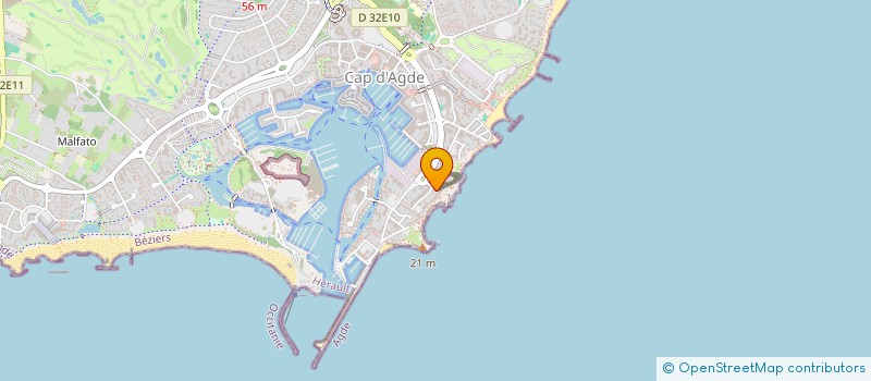 localisation de l'entreprise MADAME MURIEL JOUANIN  AGDE