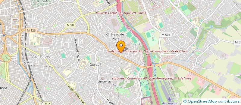 localisation de l'entreprise MADAME MURIEL JOUBEAUX à TOULOUSE