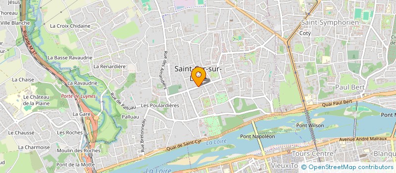 localisation de l'entreprise MADAME MURIEL JUBLIN  SAINT-CYR-SUR-LOIRE