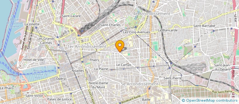 localisation de l'entreprise MADAME MURIEL JULIETTE BERTRAND  MARSEILLE