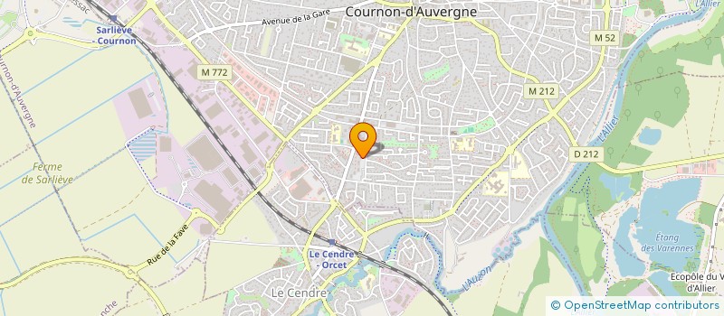 localisation de l'entreprise MADAME MURIEL KENGNE BOUPDA  COURNON-D'AUVERGNE