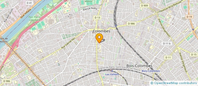 localisation de l'entreprise MADAME MURIEL KLAHR à COLOMBES
