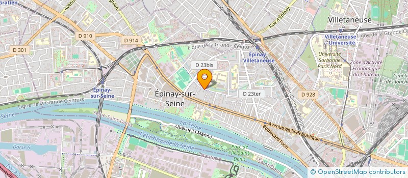 localisation de l'entreprise MADAME MURIEL KONIG à EPINAY SUR SEINE