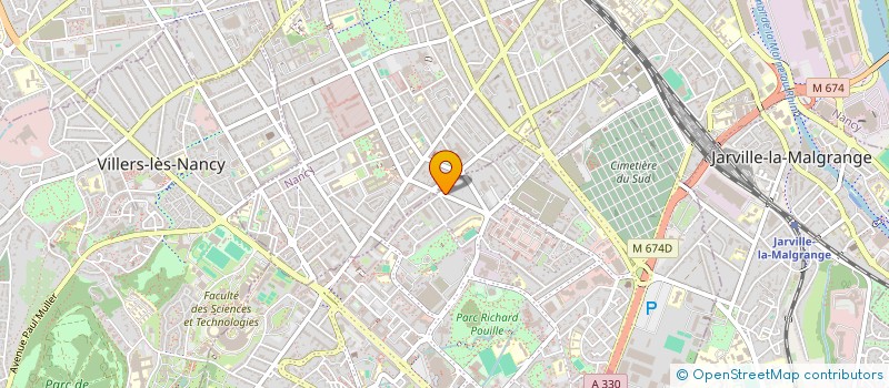 localisation de l'entreprise MADAME MURIEL KRILL  VANDUVRE-LES-NANCY