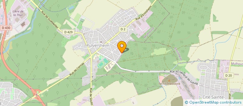 localisation de l'entreprise MADAME MURIEL KRITTER  PULVERSHEIM