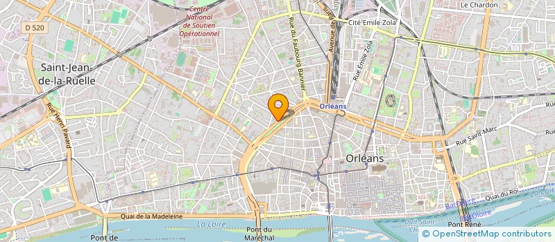 localisation de l'entreprise MADAME MURIEL LABRE  ORLEANS