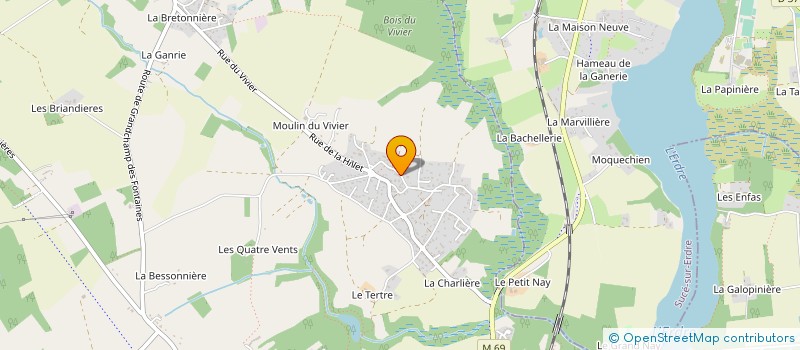 localisation de l'entreprise MADAME MURIEL LACHURIE  LA CHAPELLE-SUR-ERDRE