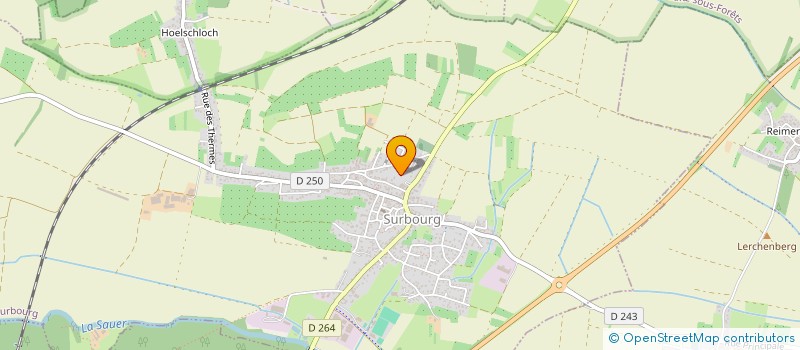 localisation de l'entreprise MADAME MURIEL LAEUFFER  SURBOURG