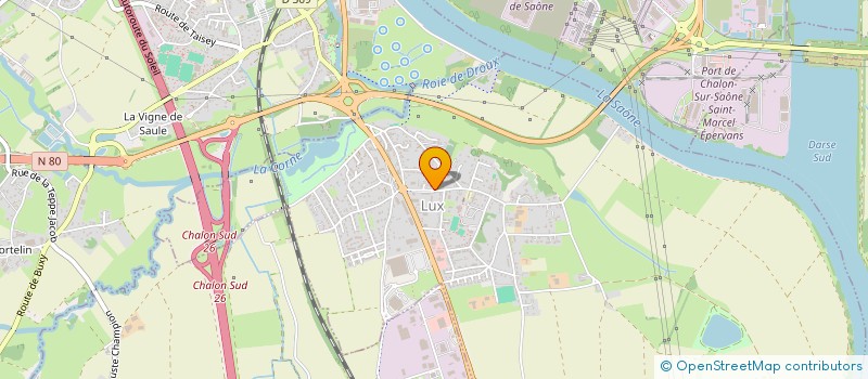 localisation de l'entreprise MADAME MURIEL LAGRAVE  LUX