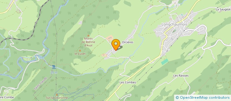 localisation de l'entreprise MADAME MURIEL LAMBERT  LONGCHAUMOIS