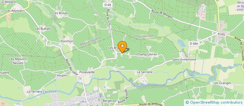 localisation de l'entreprise MADAME MURIEL LAURENT  CERCIE