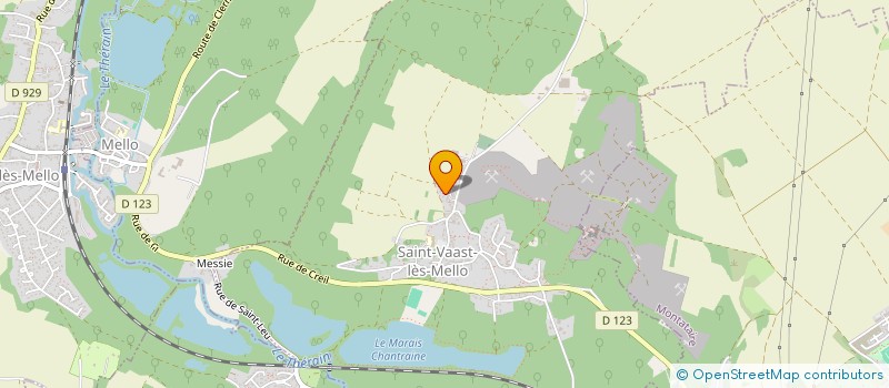 localisation de l'entreprise MADAME MURIEL LAUTOUR  SAINT-VAAST-LES-MELLO