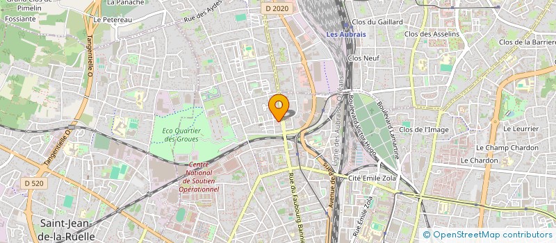 localisation de l'entreprise MADAME MURIEL LAVAREC à ORLEANS