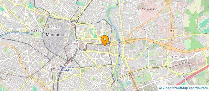 localisation de l'entreprise MADAME MURIEL LAVIGNE à MONTPELLIER