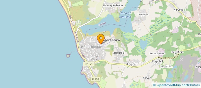 localisation de l'entreprise MADAME MURIEL LE CORRE  PLOEMEUR