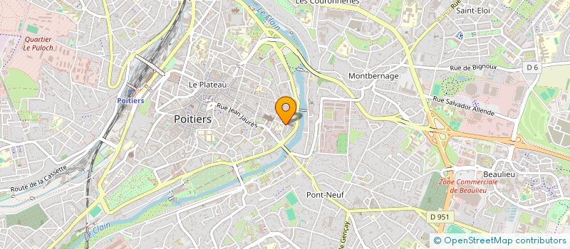 localisation de l'entreprise MADAME MURIEL LE MAGOUROU à POITIERS