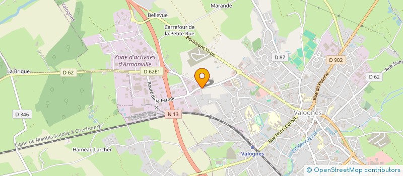 localisation de l'entreprise MADAME MURIEL LE MEUTH  VALOGNES