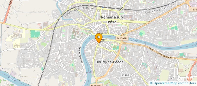 localisation de l'entreprise MADAME MURIEL LEBLANC à BOURG-DE-PEAGE