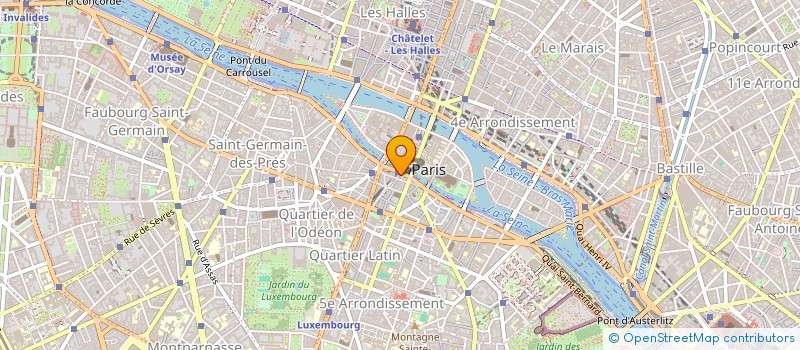 localisation de l'entreprise MADAME MURIEL LEDUC  PARIS 5