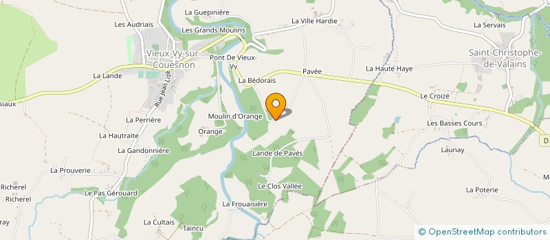 localisation de l'entreprise MADAME MURIEL LEGRAND  VIEUX-VY-SUR-COUESNON