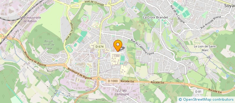 localisation de l'entreprise MADAME MURIEL LELIEUX à ANGOULEME