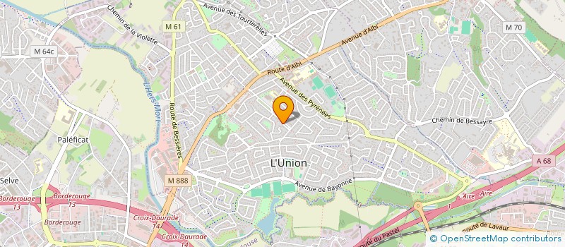 localisation de l'entreprise MADAME MURIEL LEMAIRE à L'UNION
