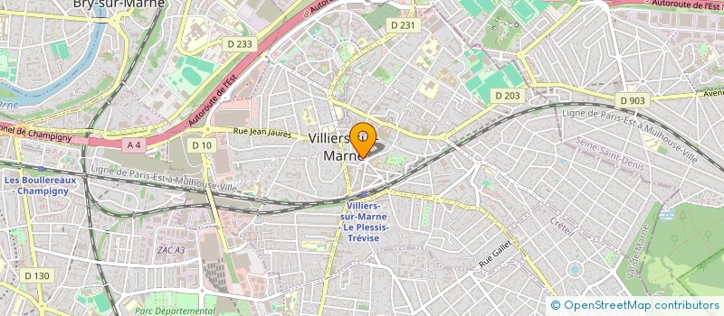 localisation de l'entreprise MADAME MURIEL LEPOUSE à VILLIERS-SUR-MARNE