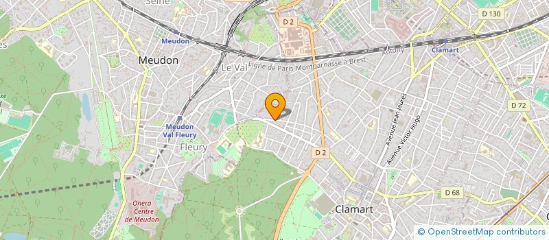 localisation de l'entreprise MADAME MURIEL LEROUGE à CLAMART