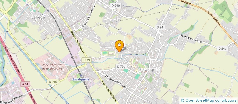 localisation de l'entreprise MADAME MURIEL LESPONNE  ESCALQUENS