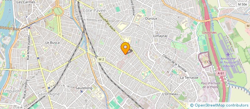 localisation de l'entreprise MADAME MURIEL LESTRADE  TOULOUSE