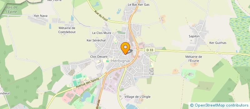 localisation de l'entreprise MADAME MURIEL LIGNAT à HERBIGNAC