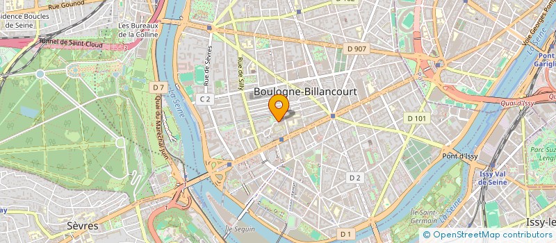 localisation de l'entreprise MADAME MURIEL LIKWORNIK à BOULOGNE-BILLANCOURT