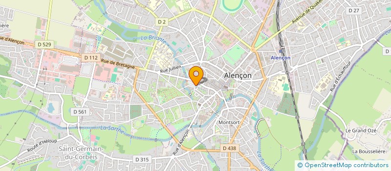 localisation de l'entreprise MADAME MURIEL LIOCHON à ALENCON