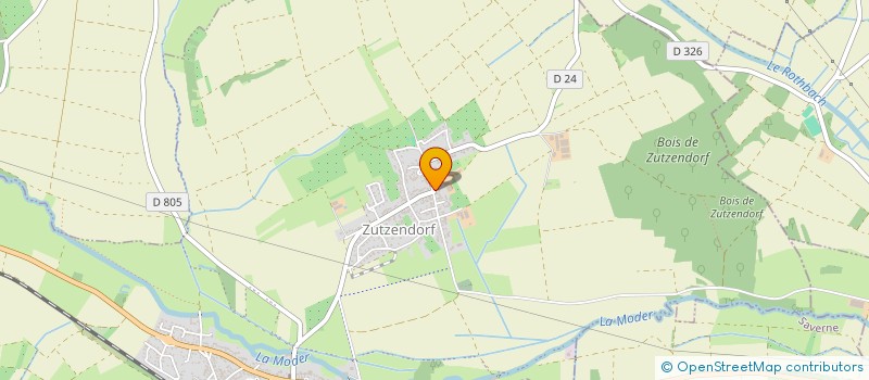 localisation de l'entreprise MADAME MURIEL LOESSEL à OBERMODERN-ZUTZENDORF