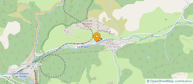 localisation de l'entreprise MADAME MURIEL LOGET  LA BRIGUE