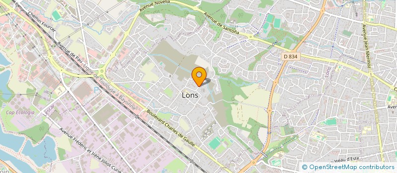 localisation de l'entreprise MADAME MURIEL LORENZI à LONS